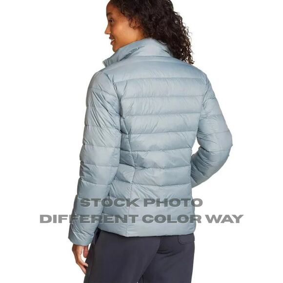 Eddie Bauer S Down Puffer Jacket | CirrusLite EB650, Atlantic Blue, NWOT, NEW - Picture 7 of 7